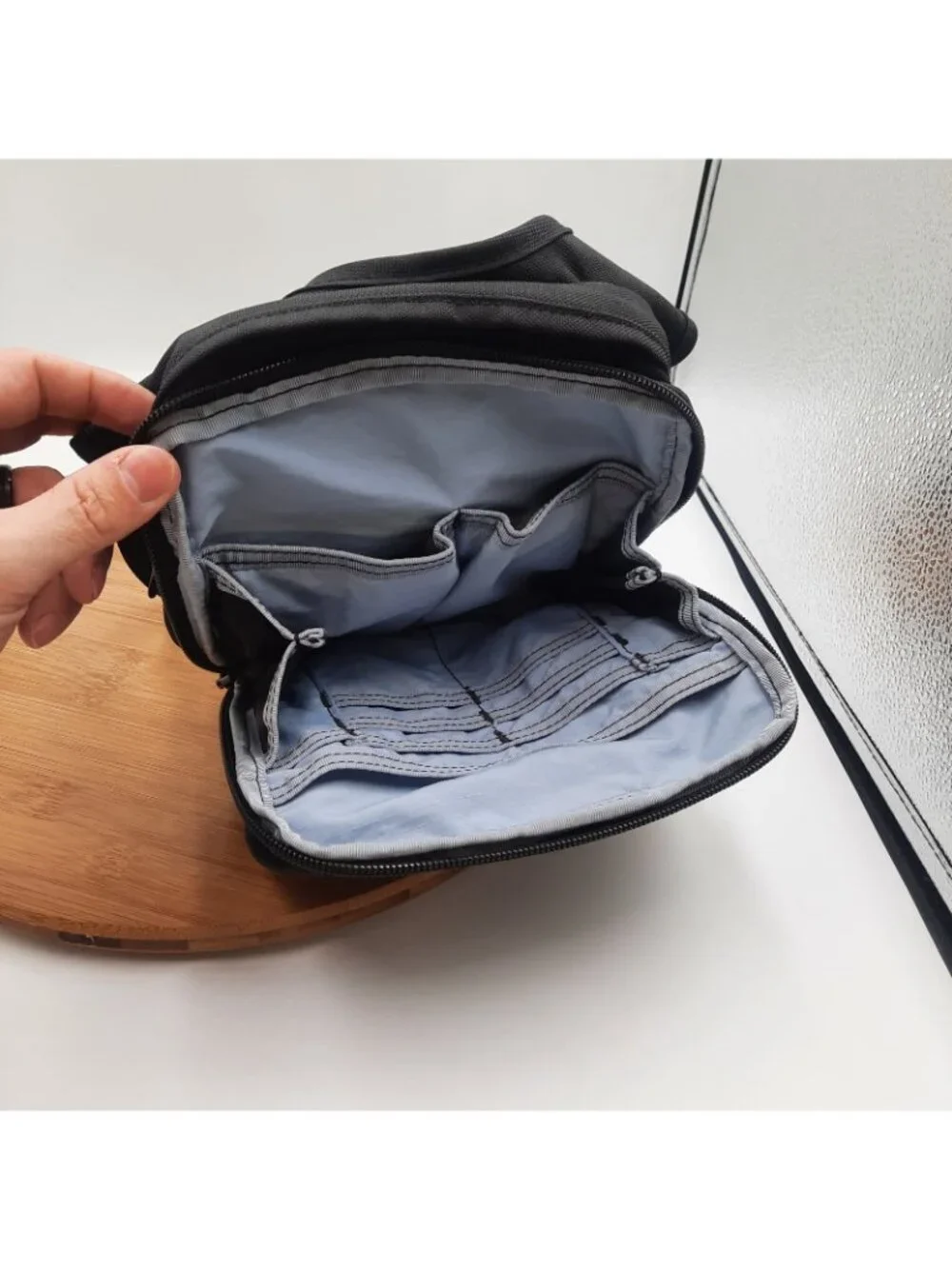 Overland Equipment Crossbody Bag Bayliss Travel Outdoor Pockets Adjustable Strap